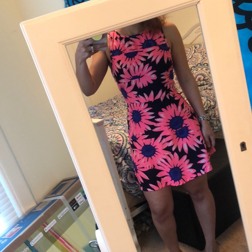 Sunflower Tie Back Mini Dress